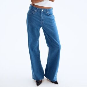 H&M wide leg jeans🆕🩵